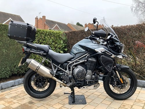 *SOLD* 2018 Triumph Tiger 1200 XCA in Marine Blue SOLD
