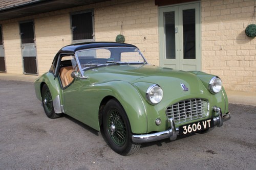 1957 Triumph TR3 SMALL MOUTH VENDUTO