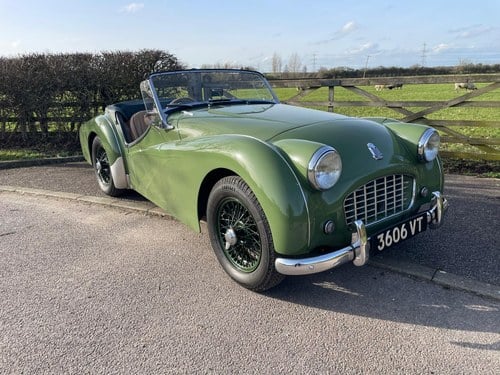 1957 TRIUMPH TR3 RHD SMALL MOUTH VENDUTO