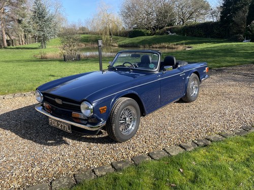 1972 UK Triumph TR6 with Overdrive VENDIDO