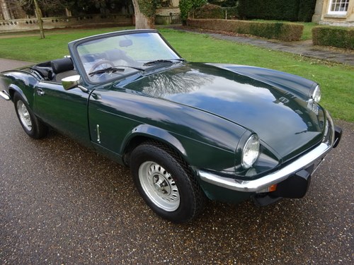1980 Triumph Spitfire 1500, Green on green, wood dash. À venda