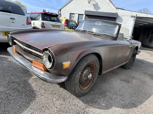 1970 Triumph TR6 LHD Full Restoration Project SÅLD