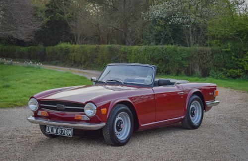 1973 Triumph TR6 2.5L Overdrive Convertible SOLD
