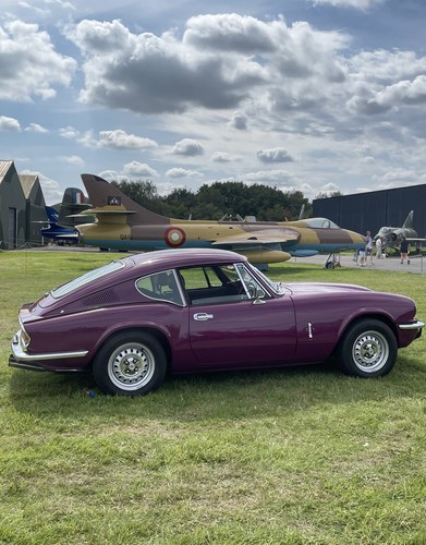 1973 Triumph GT6 Mark 3 Overdrive Magenta Full Restoration
