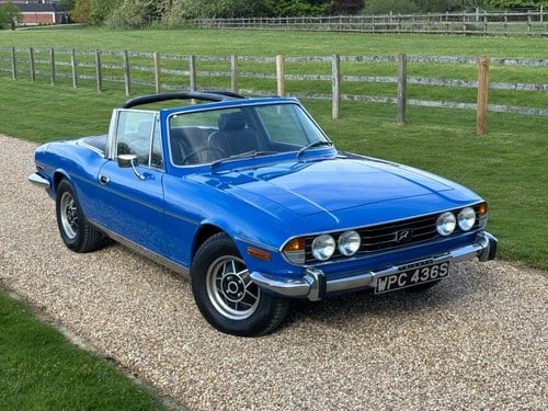 1978 Triumph Stag lovely Tahiti blue believed genuine 37,00 SOLD