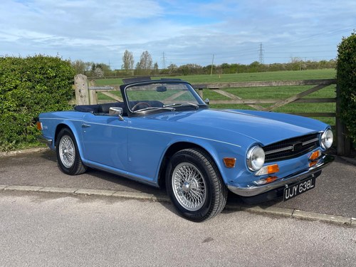 1972 Triumph TR6 FAST ROAD TUNED VENDU