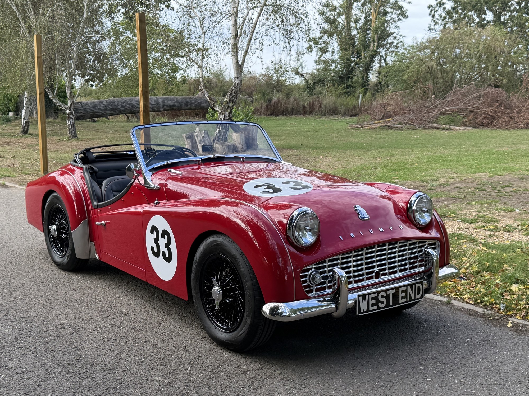 Triumph TR3a 1959 UK Car Overdrive Wires Restored, foto 1