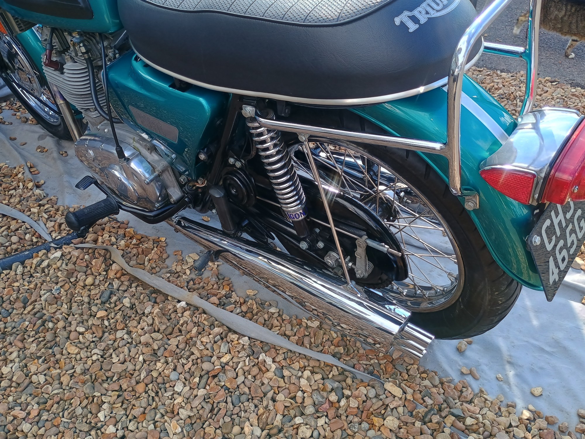 1968 Triumph T150 trident, foto 6