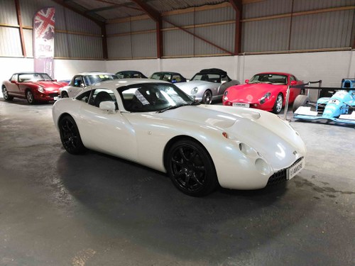2000 Sold - TVR Tuscan Pearlescent white. New interior. VERKAUFT