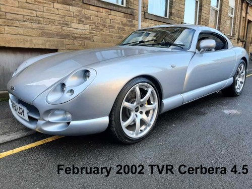 February 2002 TVR Cerbera 4.5 For Sale