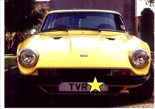 BRIGHT YELLOW    TVR 3000 M 1973   with TVR reg In vendita