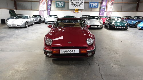 Sold - TVR V8S Project 1991 Red with Magnolia Trim VENDUTO