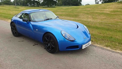 2003 TVR T350T 3.6 in Laser Blue – Wonderful to look at and drive SOLD