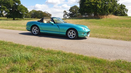 TVR Chimaera 4.0 1993 Ocean Haze with Magnolia Leather. SOLD
