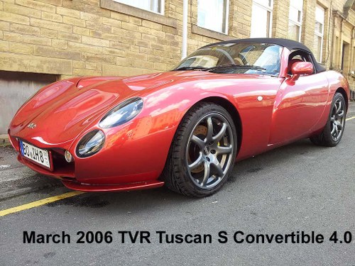 March 2006 TVR Tuscan S Convertible 4.0 For Sale