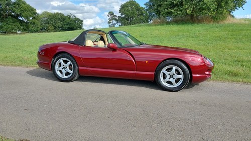Sold - TVR Chimaera 1993 4.3 Ruby Mica Red. VERKOCHT