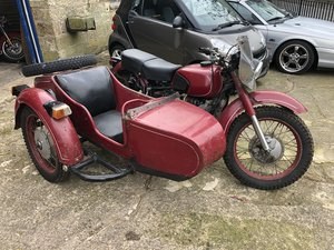 1971 Classic Eastern Block 650cc Outfit with Two Wheel Drive For Sale