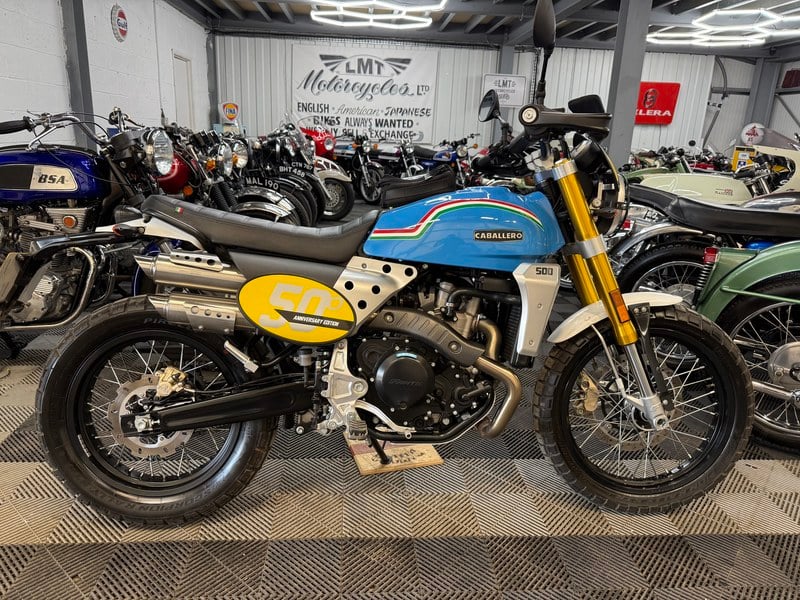 2023 FANTIC CABALLERO SCRAMBLER 500, 50th anniversary model,