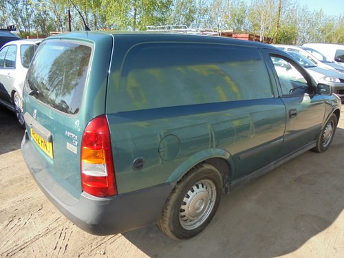 2002 OLD ASTRA VAN 1600cc 5 SPEED PLG PETROL GAS FACTORY BUILT For Sale