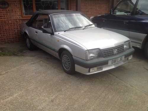 Vauxhall Cavalier Convertible 1986 For Sale by Auction