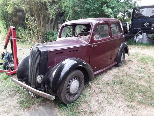 Vauxhall Ten 1938 for restoration For Sale