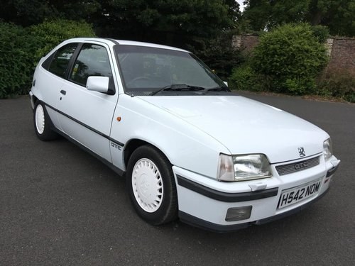 **AUGUST AUCTION ENTRY** 1991 Vauxhall Astra GTE For Sale by Auction