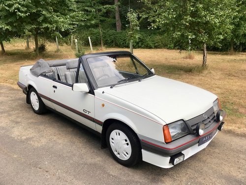 1986 Vauxhall Cavalier Convertible 1 owner, Turbo (Opel Ascona) - SOLD