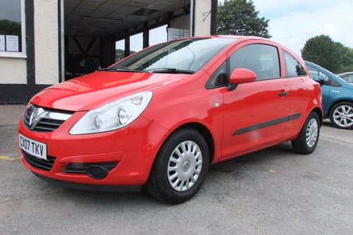 2007 VAUXHALL CORSA 1.0 EXPRESSION 3DR SOLD