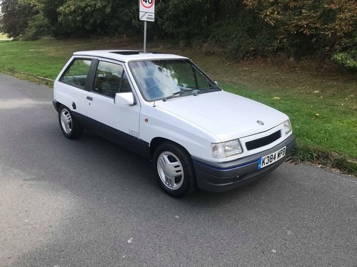 1992 Vauxhall Nova SRi For Sale by Auction