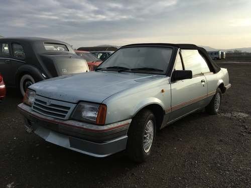 1986 Vauxhall Cavalier 1.8 Cabrio at Morris Leslie 25th May For Sale by Auction