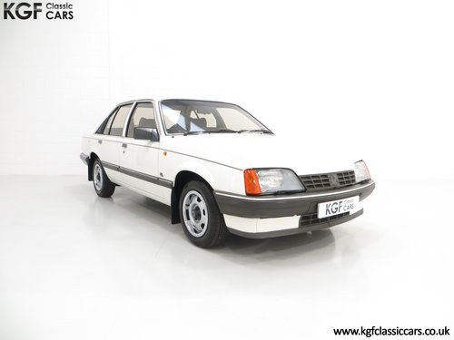 1986 A Surviving Vauxhall Carlton 2.2i GL (E2) with 14,851 Miles SOLD