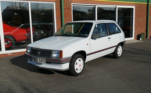 1989 Vauxhall Nova Sting 1.2 3dr with Factory Sunroof  SOLD