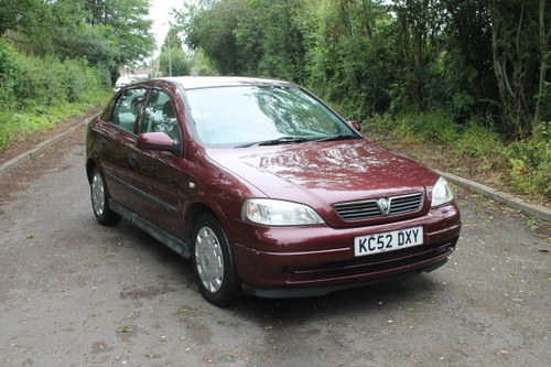 2003 2002 52 vauxhall astra ls 1.4 only 52,000 miles For Sale