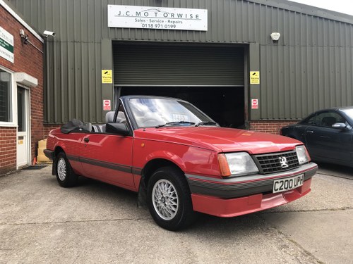 1986 VAUXHALL CAVALIER 1.8 Convertible  For Sale