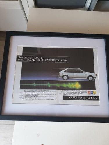 1983 Astra GTE advert Original  SOLD