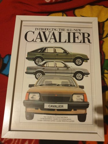 1981 Original Vauxhall Cavalier advert VENDUTO