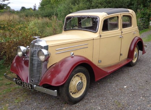 1936 Vauxhaall Dx Holbrook Suffolk Touring Saloon For Sale