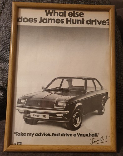 1976 Vauxhall Chevette Advert Original  SOLD