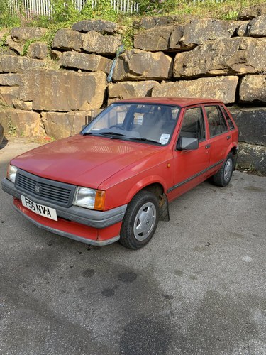 1989 Vauxhall nova 5 door hatch 1.3 30k miles In vendita