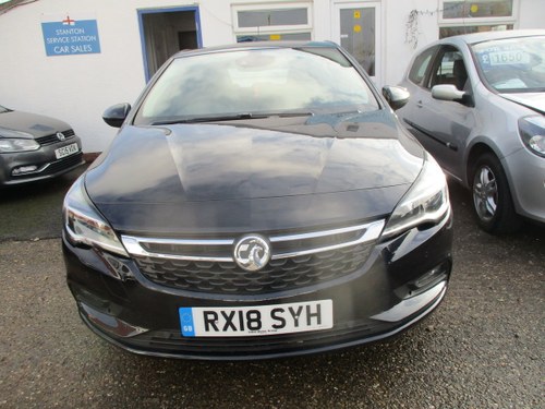 2018 18 PLATE AUTOMATIC ASTRA 1400cc PETROL TURBO JUST 6800 MILES For Sale