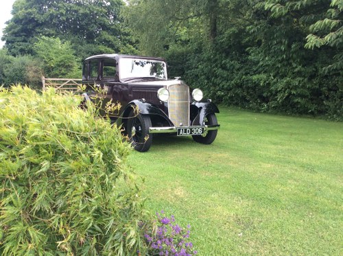 1933 Vauxhall 12/6 ASY STD Saloon For Sale
