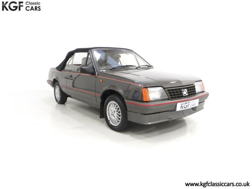 1986 A Vauxhall Cavalier 1.8i Convertible with just 56,559 Miles. VENDIDO