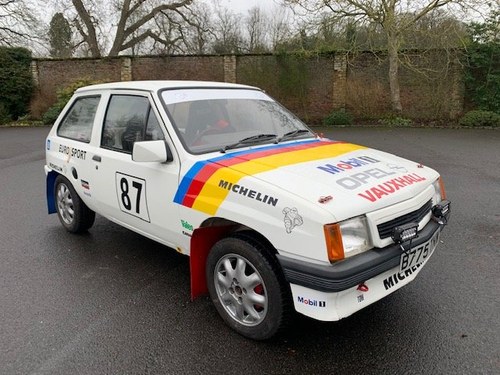 1984 Vauxhall Nova Rally Car For Sale by Auction