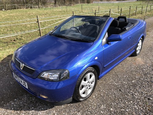 2003 Vauxhall Astra 1.8 16v BERTONE Convertible For Sale