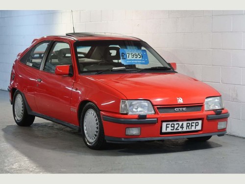 1989 Vauxhall Astra GTE 16v 2.0i SFi RED TOP For Sale