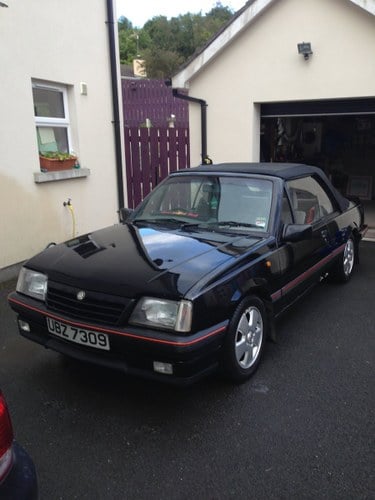 1987 Vauxhall convertable SOLD