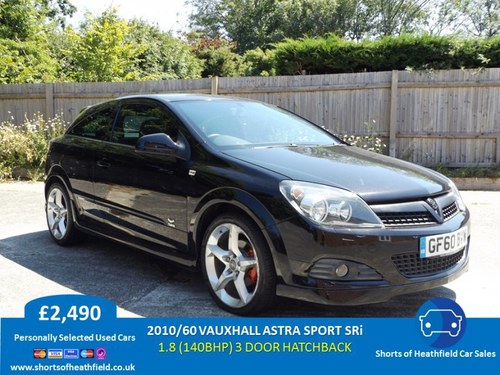Vauxhall Astra 1.8 SRi Sports Hatch - 3 Door Coupe - 2010/60 SOLD