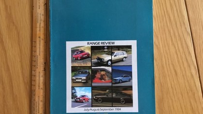 Vauxhall model range brochure 1984