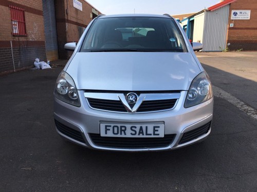 2007 Vauxhall Zafira Club 1.6 petrol 7 seater Manual Gearbox For Sale