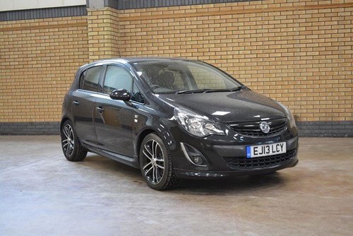 2013 Vauxhall Corsa 1.4i 16v Black Edition For Sale by Auction